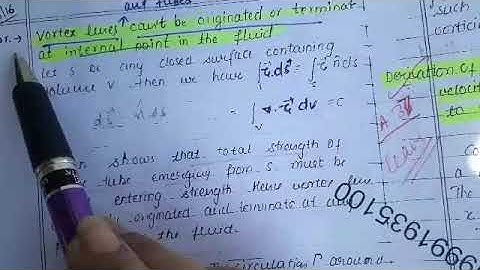 rectilinear vortices. .vortex lines#fluid #fluiddynamics #maths #sem4 #theorem #