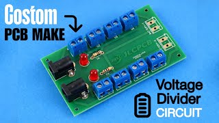 How to Make Voltage Divider Circuit Using Own Designed & Customised PCB Board With JLCPCB & Altium⚡