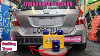 GD3 Honda Fit trailing arm Bushing install