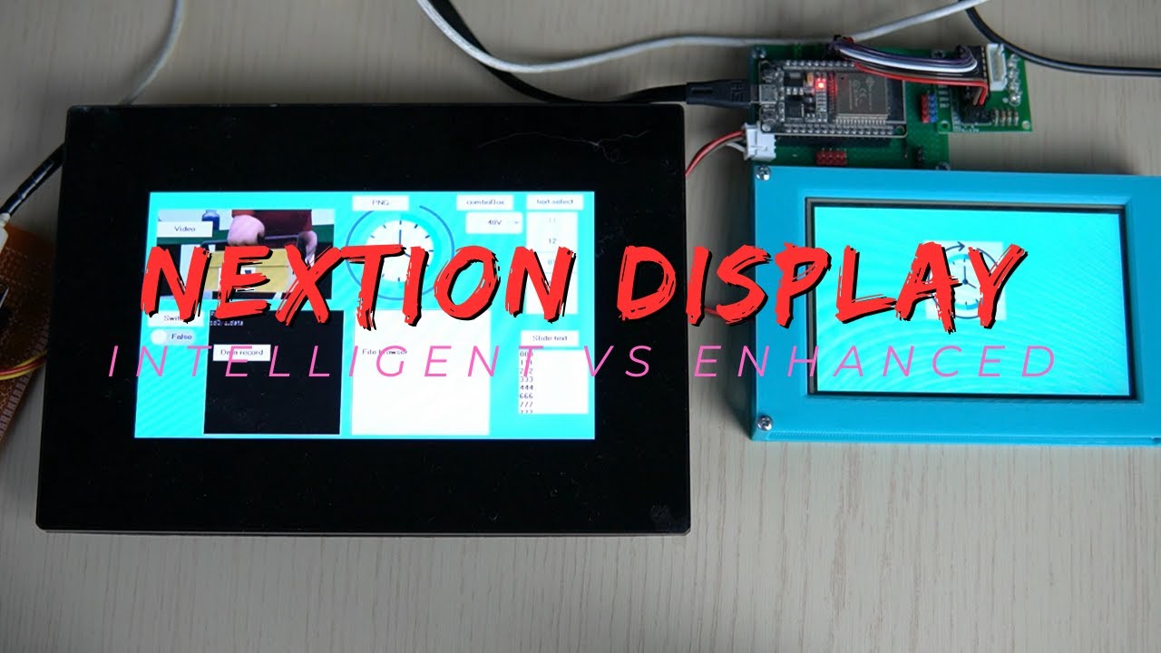 Perbandingan nextion display tipe intelligent dengan nextion tipe ...