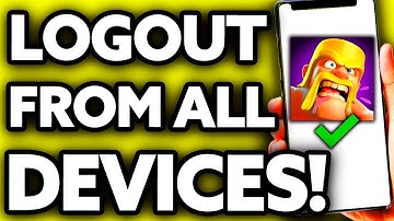 How To Logout from All Devices in COC [Very EASY!]