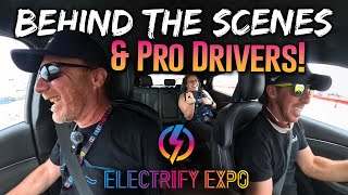 Behind the Scenes at Electrify Expo & Mustang Mach-E Hot Lap Drivers
