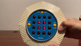 TacTix by Castle Toy: 80s Electronic Strategy Games 🕹️ Gadgetify