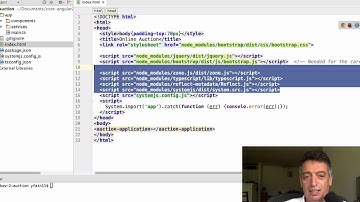 A sample app Auction from the book Angular 2 Development with TypeScript