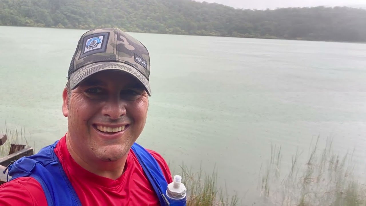 Hiking out to Lake Lanoto’o in Samoa 