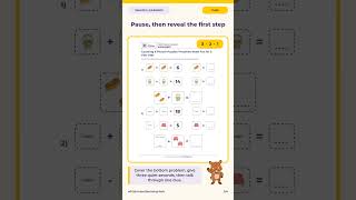Preschool Worksheets: Picture Puzzle Math Pause and Try