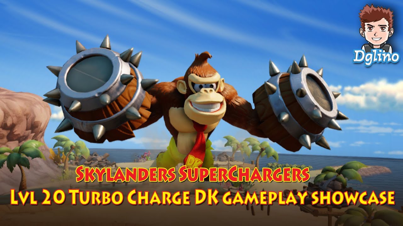 Skylanders Superchargers Level 20 TurboCharge DonkeyKong Gameplay