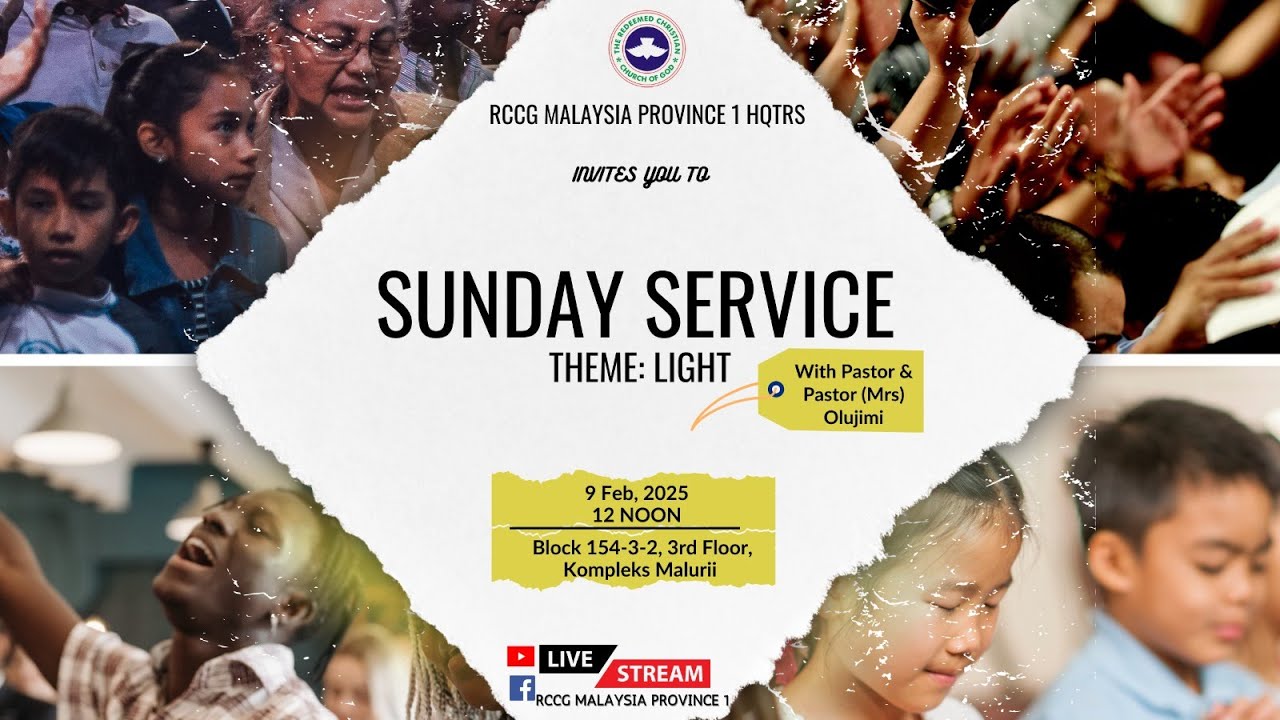 Sunday Service Program on RCCG Malaysia Province 1 TV || 09/02/2025 ...