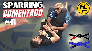 🥋| SPARRING Comentado #41 ⚫ vs. 🔵 BJJ