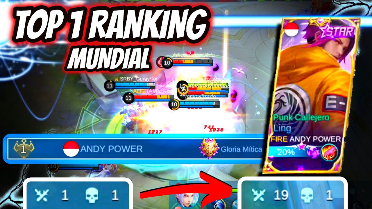 ¡POR ESTE MOTIVO ANDY POWER ES EL TOP 1 DEL RANKING MUNDIAL EN MOBILE