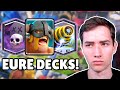 Ich muss EURE DECKS spielen EXTREM! 😅 | Sofort raus oder Opening! | Clash Royale