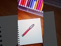 Color Pen Drawing / Color Pen Drawing Easy / #shorts #youtubeshorts