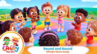 Candy Heroes - Round and Round (Mingle Game Song) | Dance Along Song for Kids screenshot 1