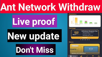 Ant Network Withdrawal New Update / Ant Network Price / Ant Network Cryptocurrency.