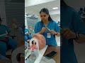 Endotracheal intubation pratice anesthesiology student