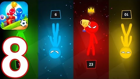 Stickman Party 2 3 4 - Gameplay Walkthrough Part 8 - Random Tournament Championship (Android, iOS)