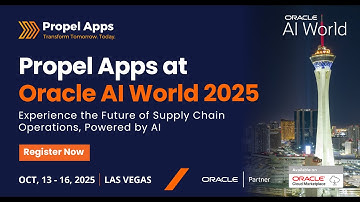 Propel Apps at Oracle AI World 2025, Las Vegas | AI-Powered Connected Workforce Platform