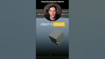 How To Change Your Maya Move Manipulator Alignment