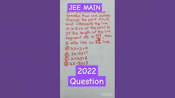 A line with the slope greater than one passes through