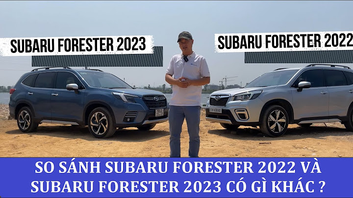 So sánh subaru forester vaf hyundai santafe 2023