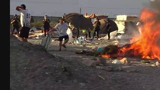 Thumbnail for Demonstranten Ceuta blokkeren hulpverlening