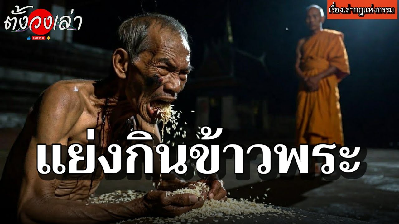 แย่งกินข้าวพระ |เรื่องเล่ากฏแห่งกรรม