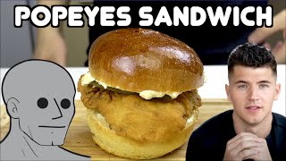Following Instructions from Nick DiGiovanni (Popeyes Chicken Sandwich)