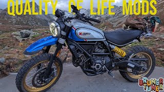 Ducati Scrambler Desert Sled gets new seat, cruise control, and shifter!