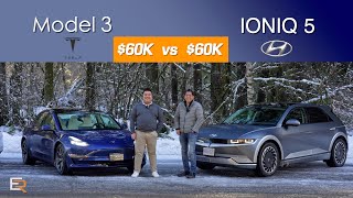 2022 Hyundai IONIQ 5 vs Tesla Model 3 - The $60K EV Challenge