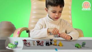 Открываем детский набор Paw Patrol - Рассаживаем Щенячий Патруль по своим машинкам спасателей Открываем детский набор Paw Patrol - Рассаживаем Щенячий Патруль по своим машинкам спасателей