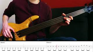 Video thumbnail of "Muse - Plug In Baby - Bass Cover & Tabs"