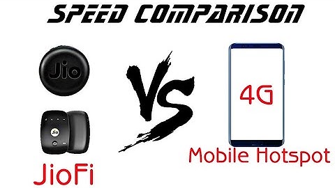 JioFi vs Mobile Hotspot | Which Is Faster? | A Speed Test Comparison