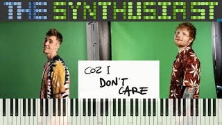 Ed Sheeran & Justin Bieber - I Don't Care - Piano Synthesia screenshot 1