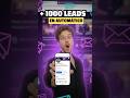 CONSIGUE 1000 LEADS en AUTOMÁTICO (n8n + GRATIS)