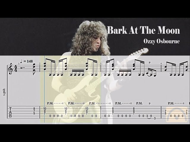 OZZY OSBOURNE BarkAtTheMoon オジー ギタースコア OZZY OSBOURNE BarkAtTheMoon オジー ギタースコア Bark At The