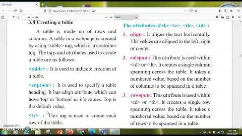11th HTML what is colspan(arts, Commerce,science) how to merge many column in single cell by colspan