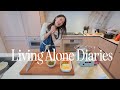 Living alone diaries  escaping the cold by cooking and binge watching shows cozy holiday in nyc