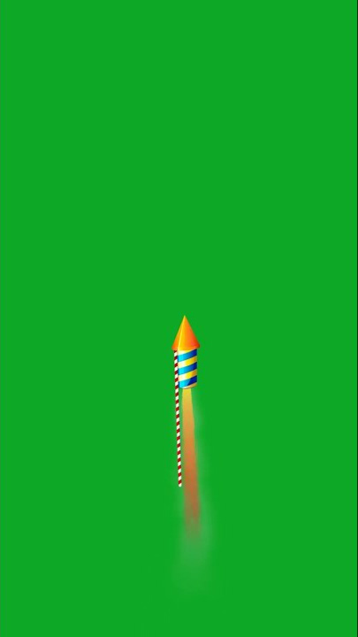 Deepavali Rocket in Green Screen | For video Editing ||Creative Designs YT||