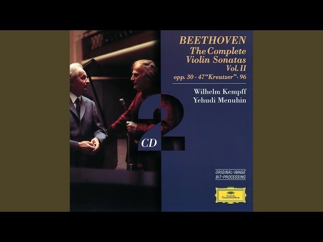 Beethoven - Sonate pour violon et piano n°9 "A Kreutzer": presto final : Yehudi Menuhin / Wilhelm Kempff