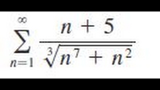 Sigma 1 Infinity N 5 N 7 N 2 1 3 Determine Whether The Series Converges Or Diverges Youtube Sigma 1 Infinity N 5 N 7 N 2 1 3 Determine Whether The Series Converges Or Diverges Youtube