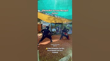 Shamshir V. Mongol Saber #explore #martialarts #sword #sword #trendingshorts #swordfighting