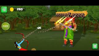 Shri Ram vs Ravan Yudh | Ram Vs Ravan | Game | bow and arrow game | bow and arrow gameplay screenshot 2