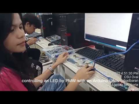 Act.2-The LED's Brightness Increasing and Decreasing Continuously.