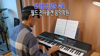 찔레꽃 전자올겐 연주 #전자올겐 #전자올겐레슨 #전자올겐배우기
