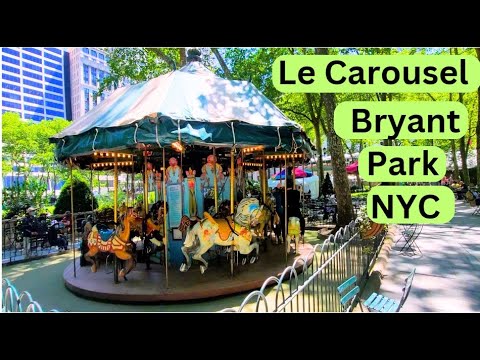 LE CAROUSEL - BRYANT PARK, #nyc #merrygoround #bryantpark #lecarousel # ...