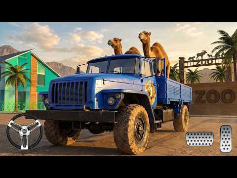 Farm Animal Transport Simulator - Cargo Truck Zoo Transporter Driving - Android GamePlay