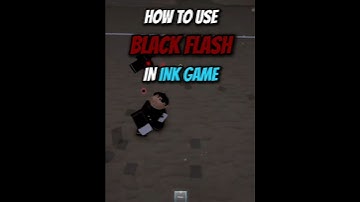 Tutorial how to use Black Flash! #roblox #squidgame #inkgame #robloxsquidgame #jjk #jujutsukaisen