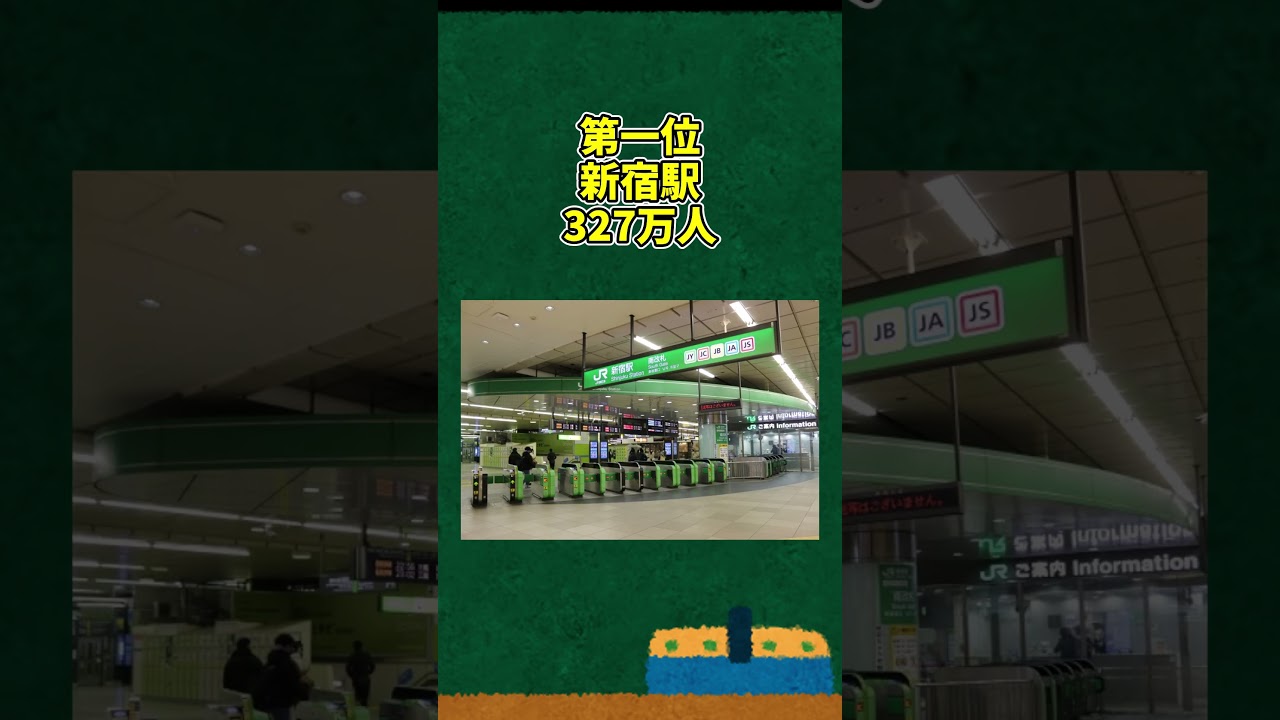 世界の乗降者数トップ3