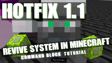 Revive System Hotfix 1.1 Minecraft Bedrock Edition