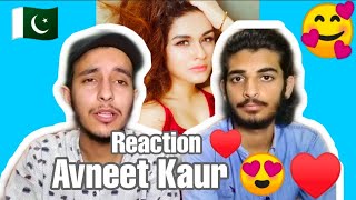 Pakistani Boys Reaction On Avneet Kaur  Latest Tiktok Videos | AJviews